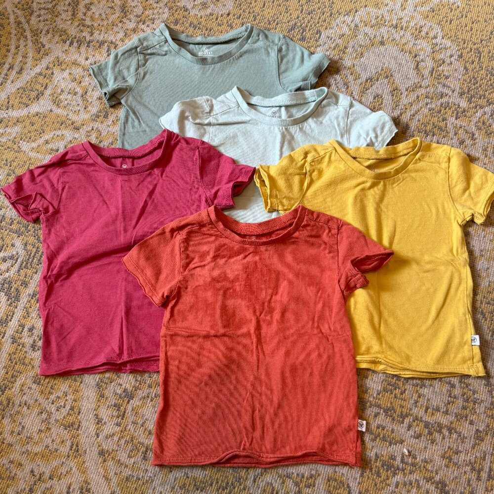 Honest Organic Solid Cotton T-shirts